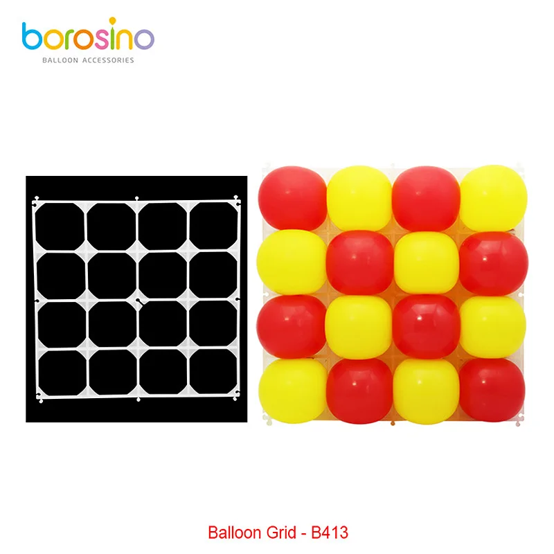 Borosino Wedding Decoration Balloon Wall Frame 16 Holes Balloon Grid B413 20 pcs/bag
Borosino Wedding Decoration Balloon Wall Frame 16 Holes Balloon Grid B413 20 pcs/bag