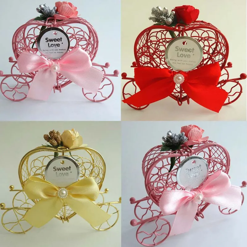 Wedding Decoration 1PC Romantic European Creative Iron Heart Shape Carriage Wedding Candy Box Favor And Gifts Supplies
Wedding Decoration 1PC Romantic European Creative Iron Heart Shape Carriage Wedding Candy Box Favor And Gifts Supplies