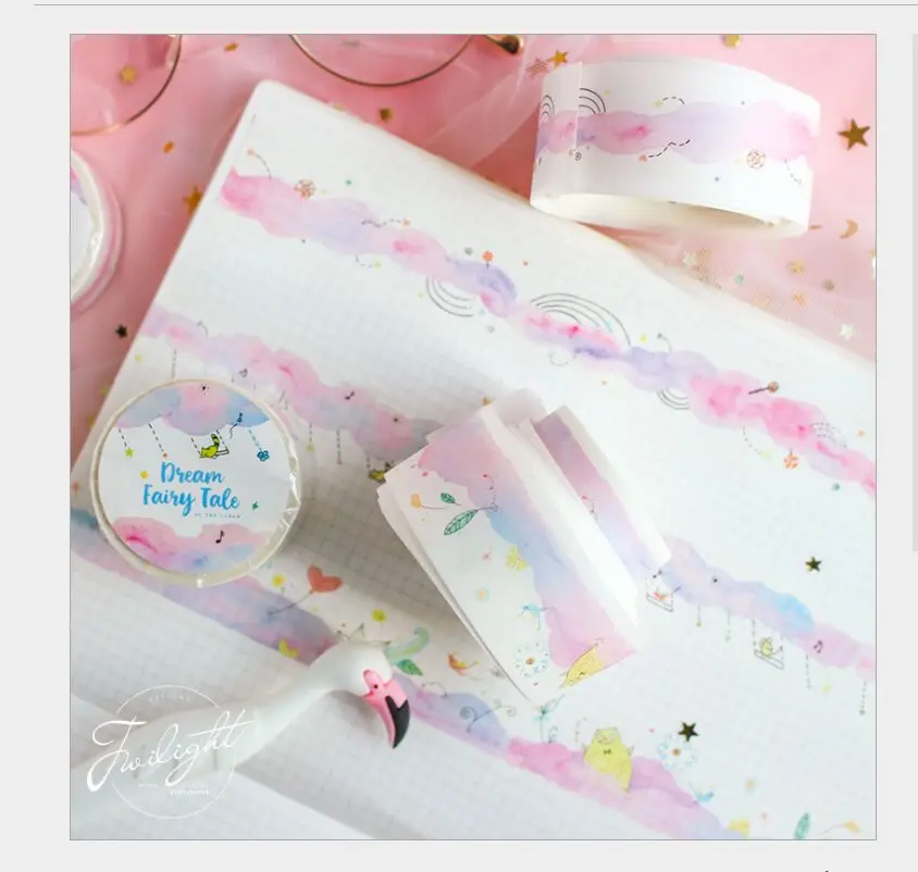 25mm wide Pink cloud dream fairy tale series pink girl heart washi tape DIY decorative planner diary scrapbooking masking tape
25mm wide Pink cloud dream fairy tale series pink girl heart washi tape DIY decorative planner diary scrapbooking masking tape