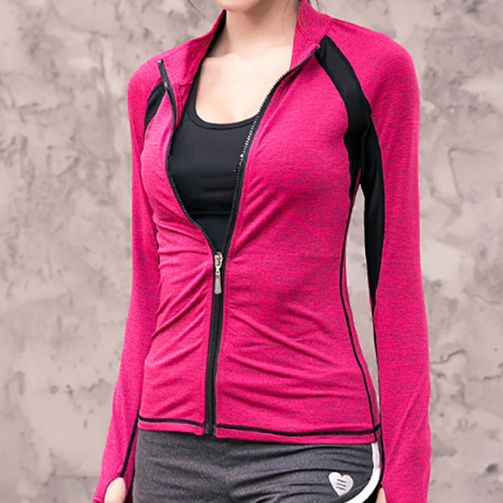 Women Student Girl Sports Yoga Running Zipper Jacket Fitness Tracksuits Training Coat Long Sleeve Sweatshirts Fitness Yoga Tops
Women Student Girl Sports Yoga Running Zipper Jacket Fitness Tracksuits Training Coat Long Sleeve Sweatshirts Fitness Yoga Tops