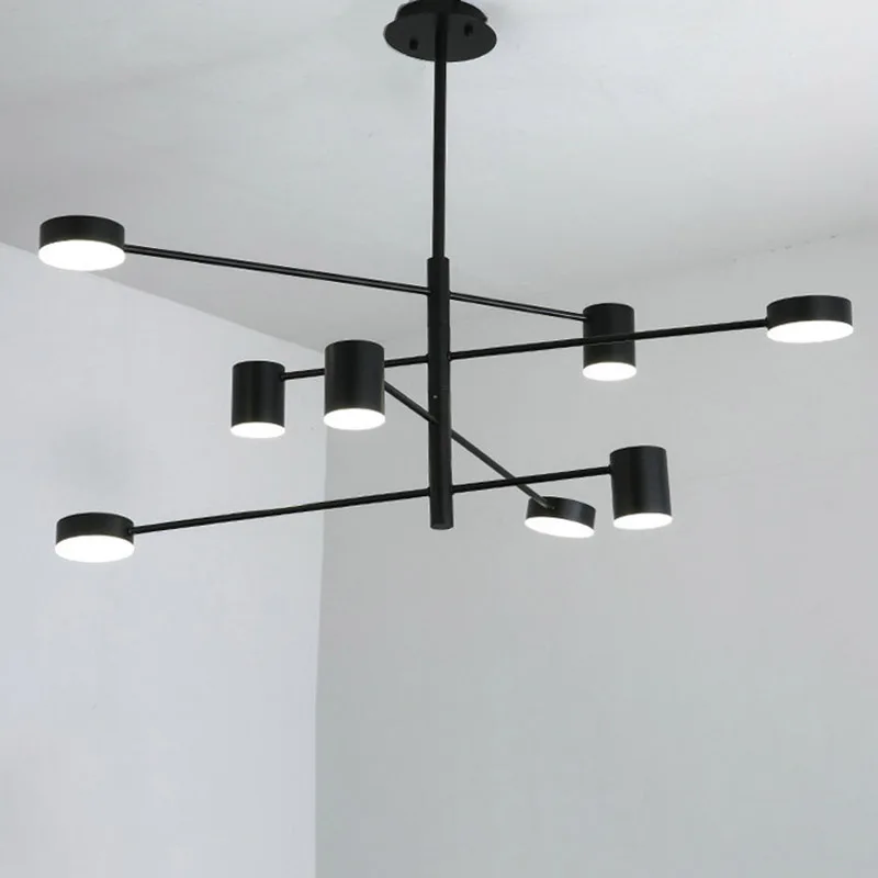 Modern Vintage Art Chanderlier Lighting for High Ceiling Living Room Brdroom Surface Mount Adjustable Black Ceiling LED Lamp
Modern Vintage Art Chanderlier Lighting for High Ceiling Living Room Brdroom Surface Mount Adjustable Black Ceiling LED Lamp