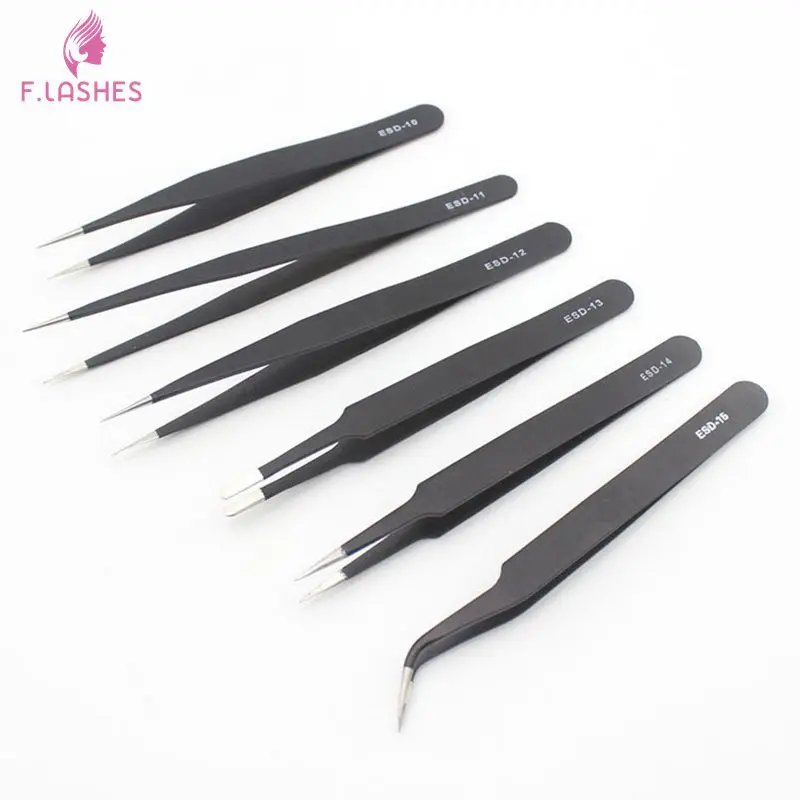 6pcs ESD Anti-Static Stainless Steel Tweezers Set Maintenance Repair Tool Kit Eyebrow Tweezers Make Up Tools Eyelash Tweezers
6pcs ESD Anti-Static Stainless Steel Tweezers Set Maintenance Repair Tool Kit Eyebrow Tweezers Make Up Tools Eyelash Tweezers