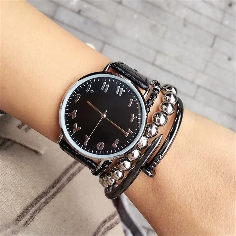 Arabic Numbers Fashion Women Watches Casual Black White Quartz Leather Wristwatches Ultra-Thin Simple Female Clock Montre Femme
Arabic Numbers Fashion Women Watches Casual Black White Quartz Leather Wristwatches Ultra-Thin Simple Female Clock Montre Femme