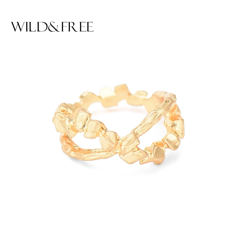 WILD & FREE Vintage Gold Cross X Shape Ring for Women Vintage Silver Plated Bohemian Midi Ring Jewelry
WILD & FREE Vintage Gold Cross X Shape Ring for Women Vintage Silver Plated Bohemian Midi Ring Jewelry