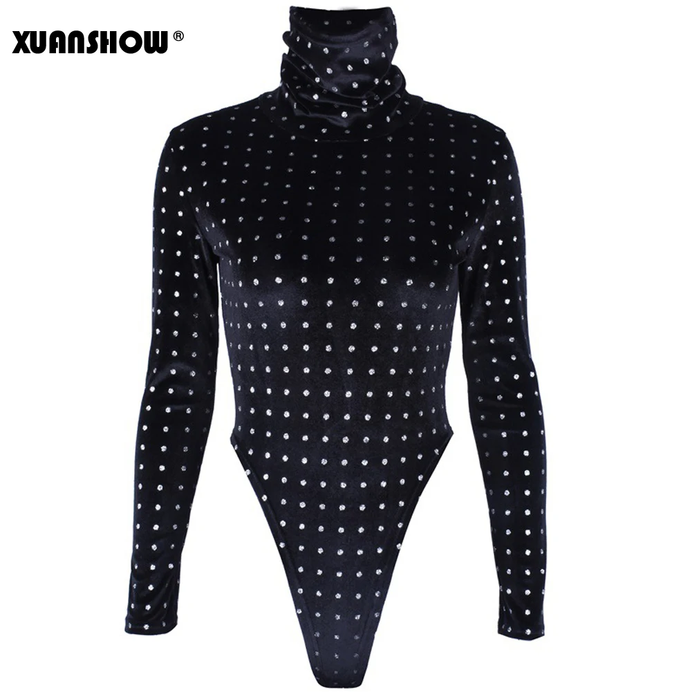 XUANSHOW Long Sleeve Women Bodysuit Turtleneck Sexy 2019 Spring Autumn Winter Female Warm Clothes Slim Fit Fashion Body Suit
XUANSHOW Long Sleeve Women Bodysuit Turtleneck Sexy 2019 Spring Autumn Winter Female Warm Clothes Slim Fit Fashion Body Suit