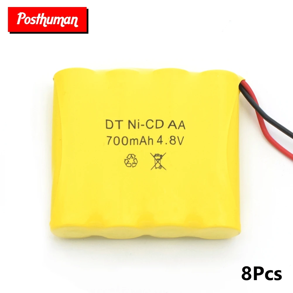 POSTHUMAN For Models RC Boat Car Toys 1pc 2pcs 4pcs 8pcs/packaging 4.8V 700mAh AA 4 in 1 Ni-Cd battery set Huanqi RC Tank
POSTHUMAN For Models RC Boat Car Toys 1pc 2pcs 4pcs 8pcs/packaging 4.8V 700mAh AA 4 in 1 Ni-Cd battery set Huanqi RC Tank