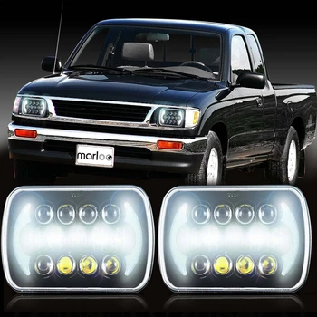 Marloo Projector 7X6 5X7 LED Headlight Replacement for Jeep Cherokee XJ Sealed Beam DRL Toyota Pickup Headlights
Marloo Projector 7X6 5X7 LED Headlight Replacement for Jeep Cherokee XJ Sealed Beam DRL Toyota Pickup Headlights
