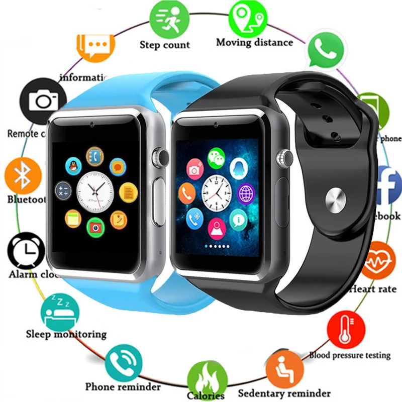 Factory A1 WristWatch Bluetooth Women Men Smart Watch Sport Pedometer with SIM Camera Smartwatch For Android Smartphone Russia
Factory A1 WristWatch Bluetooth Women Men Smart Watch Sport Pedometer with SIM Camera Smartwatch For Android Smartphone Russia