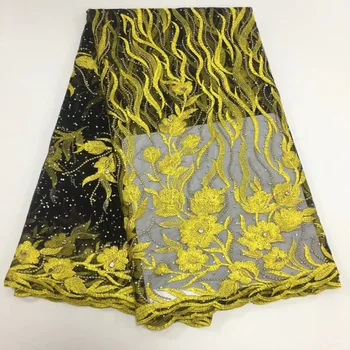 Free shipping Gold African lace fabric 2018 High Quality tulle French lace fabric For Nigerian Wedding Dress for lady gril dress
Free shipping Gold African lace fabric 2018 High Quality tulle French lace fabric For Nigerian Wedding Dress for lady gril dress