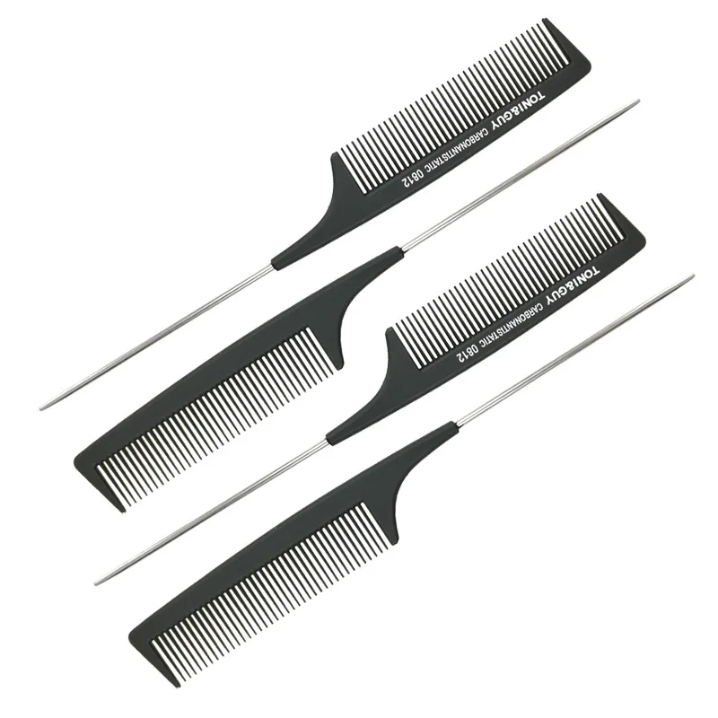 2pcs/set Hot Sale Cheap Good Carbon Stainless Steel Tip-tail Comb Anti-Static Hairdressing Braiding Black Combs
2pcs/set Hot Sale Cheap Good Carbon Stainless Steel Tip-tail Comb Anti-Static Hairdressing Braiding Black Combs