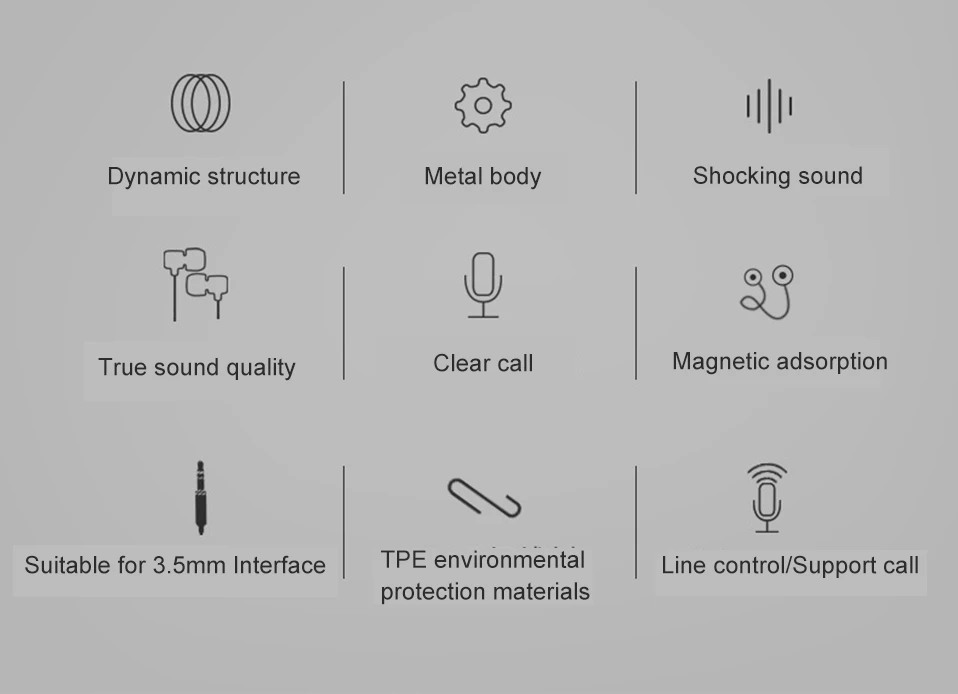 Professional In-Ear Earphones Metal Bass HiFi Music Earphone with Mic for Xiaomi iPhone Computer Wired Earphone Sport Headset (11)