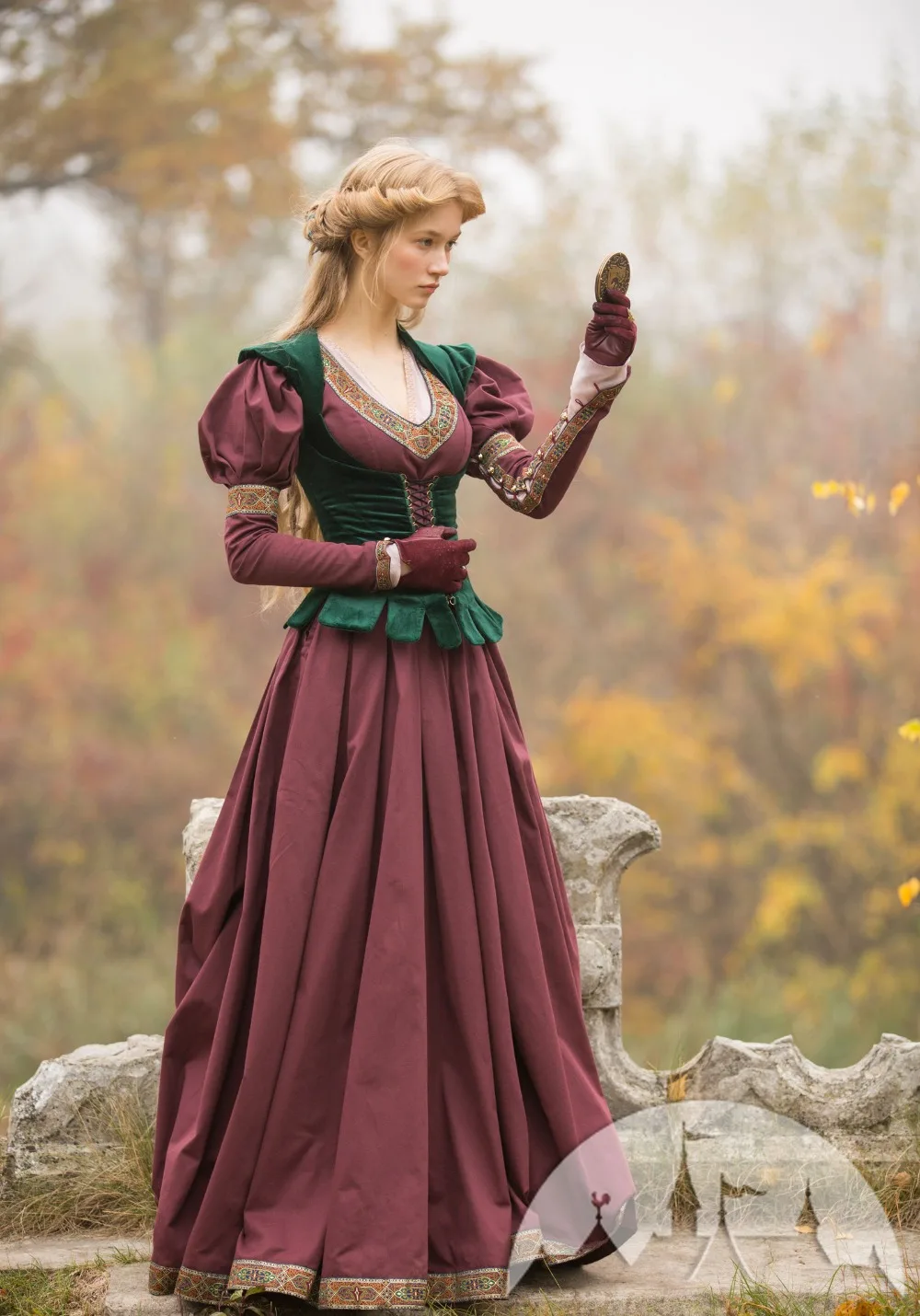 Lady Of The Lake Medieval Woman Costume New Adult Historical Renaissance