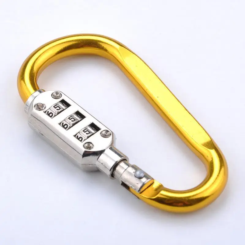 New Small size travel smart combination lock Bottle Hook Buckle 1 pc Alloy Carabiner Hanging Code Chain Camping Hiking Padlock
New Small size travel smart combination lock Bottle Hook Buckle 1 pc Alloy Carabiner Hanging Code Chain Camping Hiking Padlock