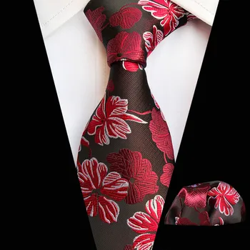 Luxury Silk Tie 2019 Fashion Red Wine Black Floral Striped Ties for Men Business Formal Neck Tie Pocket Handky Sets
Luxury Silk Tie 2019 Fashion Red Wine Black Floral Striped Ties for Men Business Formal Neck Tie Pocket Handky Sets