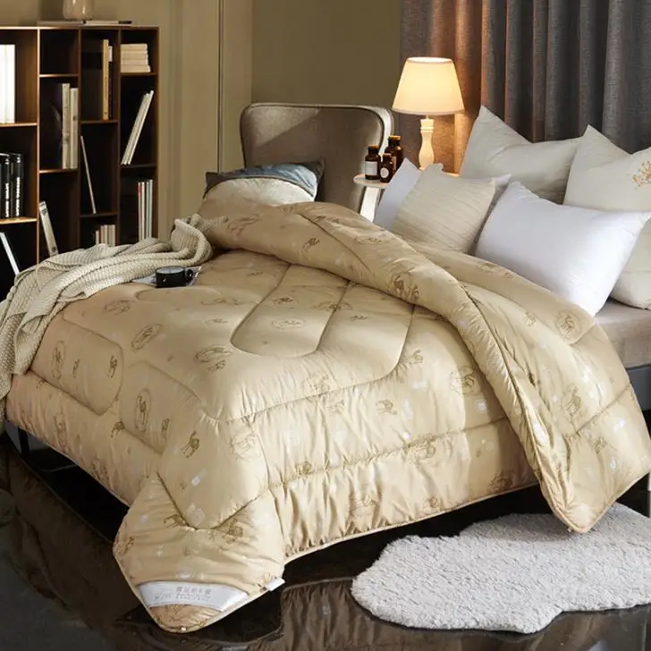 MIAN WEI Spring Autumn Winter Warm Comfrter 100% Camel Hair Comforter Hotel Comforter Brand High Quality Pure Camel Hair Quilt
MIAN WEI Spring Autumn Winter Warm Comfrter 100% Camel Hair Comforter Hotel Comforter Brand High Quality Pure Camel Hair Quilt