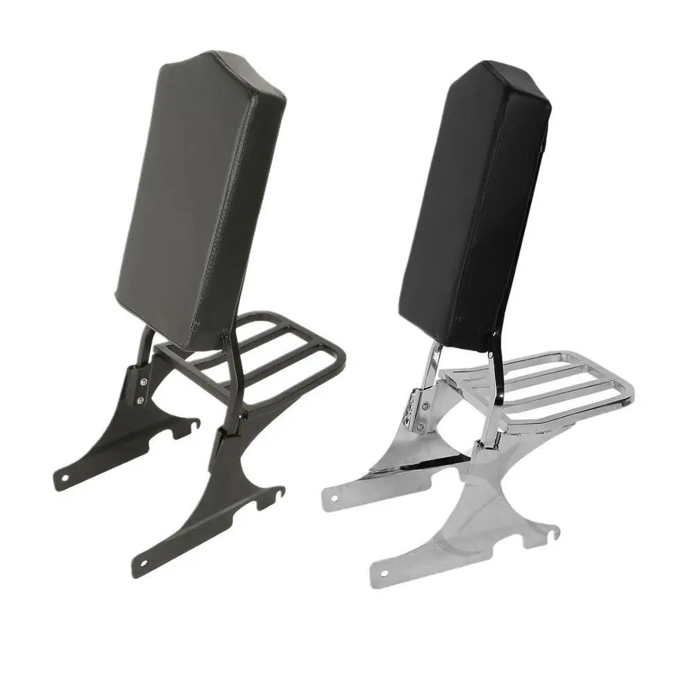 Motorcycle Black/Chrome Sissy Bar Backrest Luggage Rack For Harley Softail Custom Heritage Springer FXSTC FXSTS FXSTC 84-99
Motorcycle Black/Chrome Sissy Bar Backrest Luggage Rack For Harley Softail Custom Heritage Springer FXSTC FXSTS FXSTC 84-99