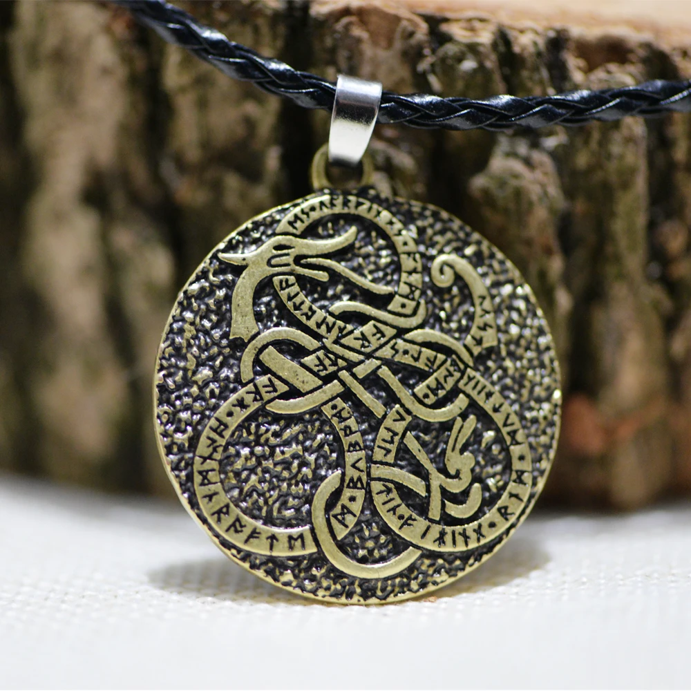 LANGHONG 1pcs Norse Vikings Necklace Dragon Necklace for men and women Amulet Necklace Talisman
LANGHONG 1pcs Norse Vikings Necklace Dragon Necklace for men and women Amulet Necklace Talisman