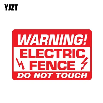 YJZT 18CM*11.3CM Funny WARNING ELECTRIC FENCE DO NOT TOUCH PVC Car Sticker Decal 12-0934
YJZT 18CM*11.3CM Funny WARNING ELECTRIC FENCE DO NOT TOUCH PVC Car Sticker Decal 12-0934