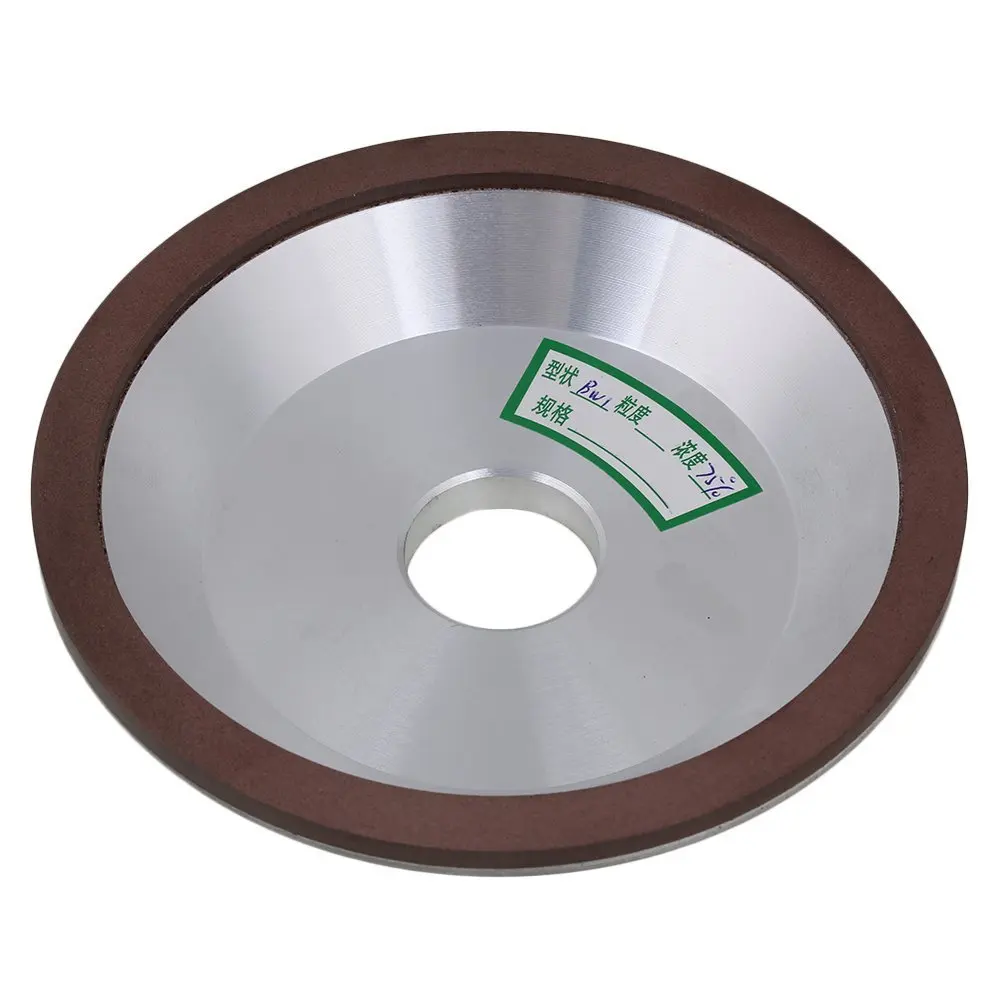 125x32x32x10mm Cup Bowl Shape Silver Diamond Aluminum Resin Grinder Grinding Wheel Cutter Grinder Tool with 180# Grit
125x32x32x10mm Cup Bowl Shape Silver Diamond Aluminum Resin Grinder Grinding Wheel Cutter Grinder Tool with 180# Grit