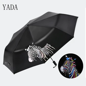 YADA Creative Color Changing Zebr Pattern Folding Rainy Umbrella Anti-UV Rainproof Sun Protection Parasol Umbrellas Female YS013
YADA Creative Color Changing Zebr Pattern Folding Rainy Umbrella Anti-UV Rainproof Sun Protection Parasol Umbrellas Female YS013