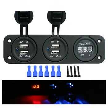 100Pcs/Lot Waterproof Custom Motorcycle Boat Car 3 Usb Car Charger 12V Adapters & Sockets
100Pcs/Lot Waterproof Custom Motorcycle Boat Car 3 Usb Car Charger 12V Adapters & Sockets
