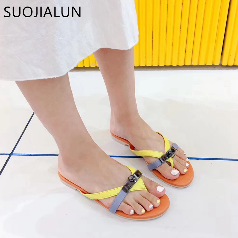SUOJIALUN Summer Women Slippers Flat Women shoes Beach Slip On Slides Flip Flops Sandals Brand Buckle Slipper Mujer Zapatos
SUOJIALUN Summer Women Slippers Flat Women shoes Beach Slip On Slides Flip Flops Sandals Brand Buckle Slipper Mujer Zapatos