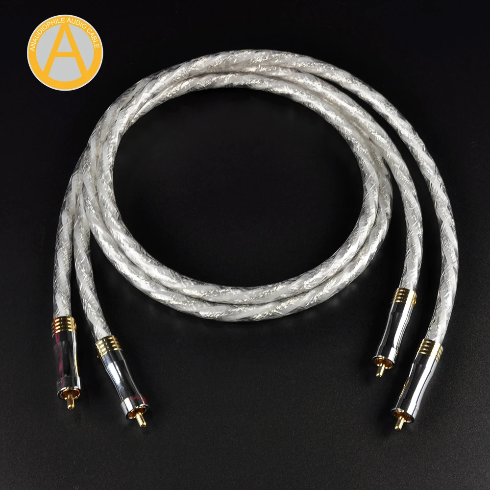 Reference RCA Cable Pair Hifi 7N OFC RCA Cable Sliver Plated RCA Interconnect Audio Cable RCA Cable CD Player Preamp Amplifier
Reference RCA Cable Pair Hifi 7N OFC RCA Cable Sliver Plated RCA Interconnect Audio Cable RCA Cable CD Player Preamp Amplifier