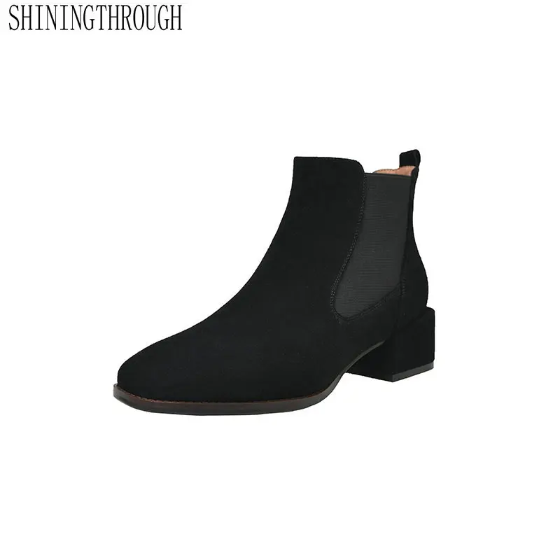 Genuine Leather Women Ankle Boots Autumn Winter Square Heels Ladies Shoes Woman Black Khaki Elegant Office Shoes
Genuine Leather Women Ankle Boots Autumn Winter Square Heels Ladies Shoes Woman Black Khaki Elegant Office Shoes