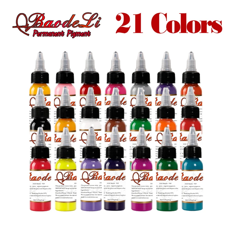 original Tattoo Inks Colors 30ml 1OZ Tattoo Pigment Inks Set 21 Colors For Body Tattoo Art Kit U-PICK each Colors Free Shipping
original Tattoo Inks Colors 30ml 1OZ Tattoo Pigment Inks Set 21 Colors For Body Tattoo Art Kit U-PICK each Colors Free Shipping