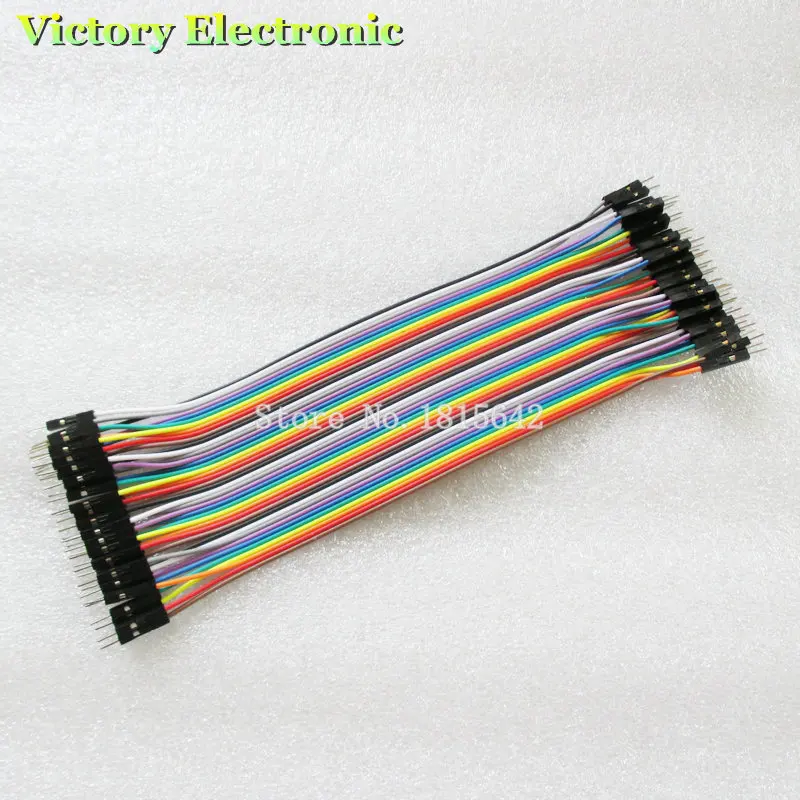New 40pcs/1Row, 20cm 1P-1P Male To Male Jumper Wire Dupont Cable For Breadboard Wholesale Electronic
New 40pcs/1Row, 20cm 1P-1P Male To Male Jumper Wire Dupont Cable For Breadboard Wholesale Electronic