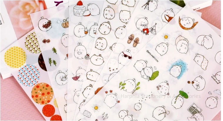 6 sheets/pack Book Planner Mobile Sticker Rabbit Diary Scrapbook Calendar Notebook Label Decoration Free Shipping
6 sheets/pack Book Planner Mobile Sticker Rabbit Diary Scrapbook Calendar Notebook Label Decoration Free Shipping