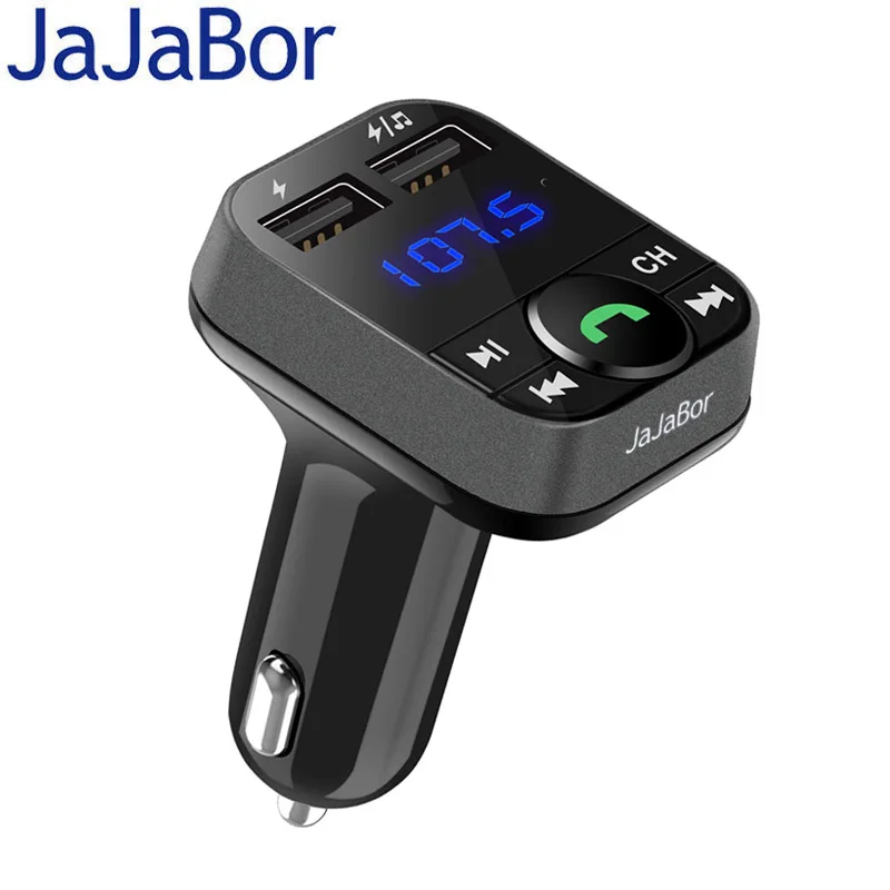 JaJaBor FM Transmitter FM Modulator Bluetooth Car Kit Handsfree Wireless Bluetooth USB MP3 Support TF Card / U Disk Playback
JaJaBor FM Transmitter FM Modulator Bluetooth Car Kit Handsfree Wireless Bluetooth USB MP3 Support TF Card / U Disk Playback