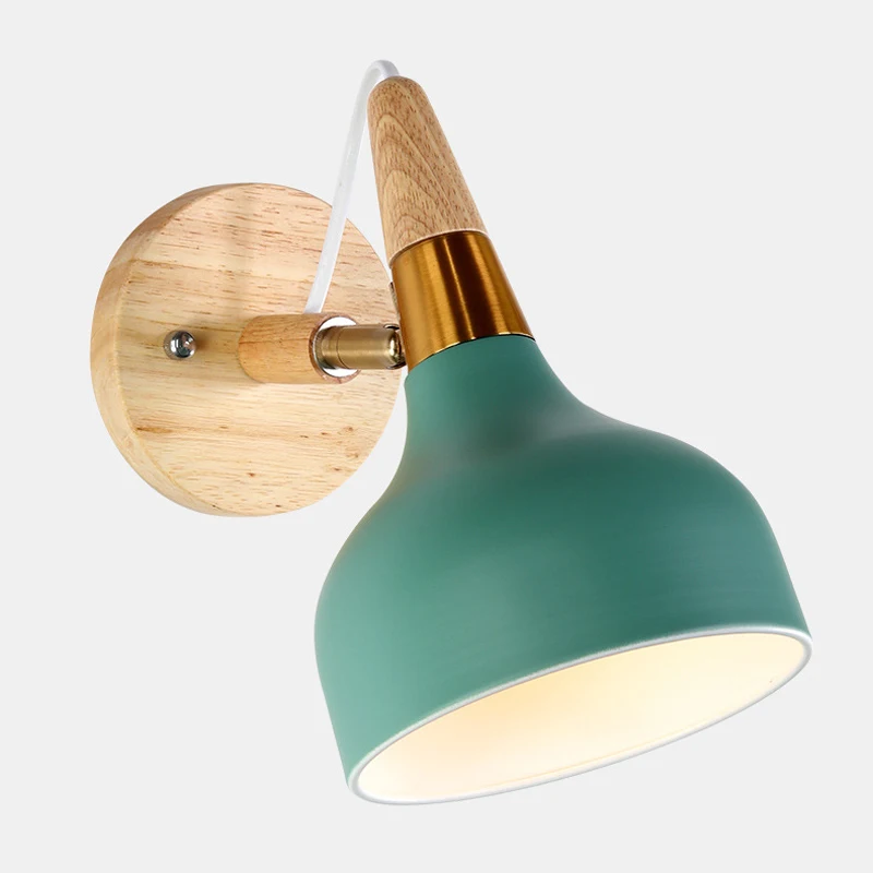

New Design Macaron Solid Wood Pendant Light Modern Art Danish Single Head E27 Pendant Lamp For Restaurant Bar Cafe Hotel Bedroom