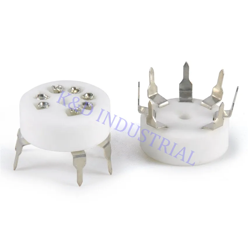2pcs Vacuum Ceramic Sliver Mini 7pin Tube Socket 12AE6 6AQ6 12AT6 6066 PCB Base Valve Guitar Amp Parts
2pcs Vacuum Ceramic Sliver Mini 7pin Tube Socket 12AE6 6AQ6 12AT6 6066 PCB Base Valve Guitar Amp Parts