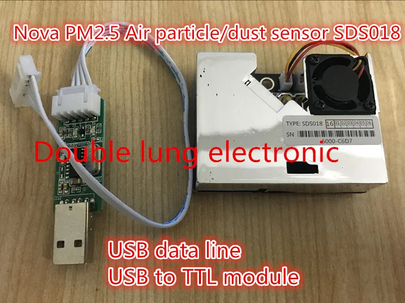 5PCS/LOT Nova PM2.5 Air particle/dust sensor SDS018, laser inside, digital output module air purifier
5PCS/LOT Nova PM2.5 Air particle/dust sensor SDS018, laser inside, digital output module air purifier