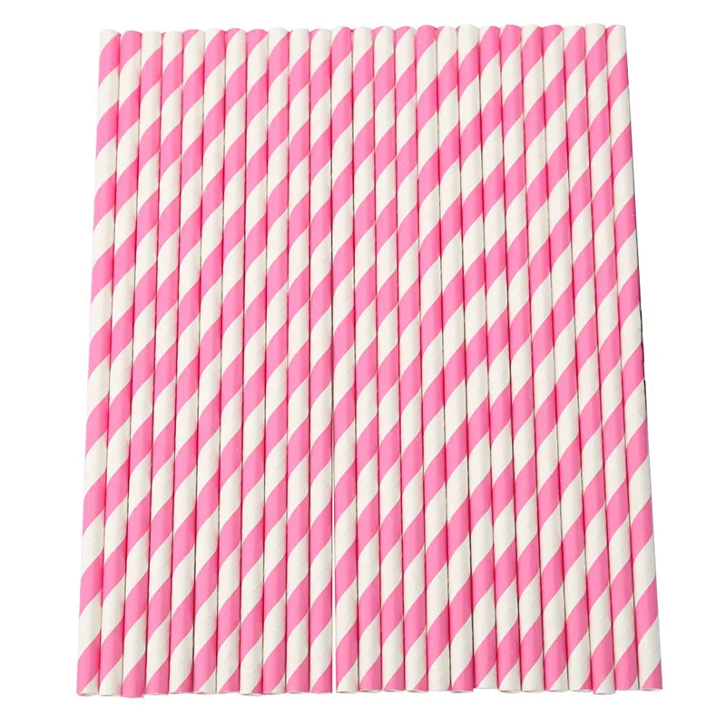 Wholesales Disposable Kitchenware Accessories 25Pcs Colorful Striped Paper Drinking Disposable Straws for Party Wedding Supplies
Wholesales Disposable Kitchenware Accessories 25Pcs Colorful Striped Paper Drinking Disposable Straws for Party Wedding Supplies