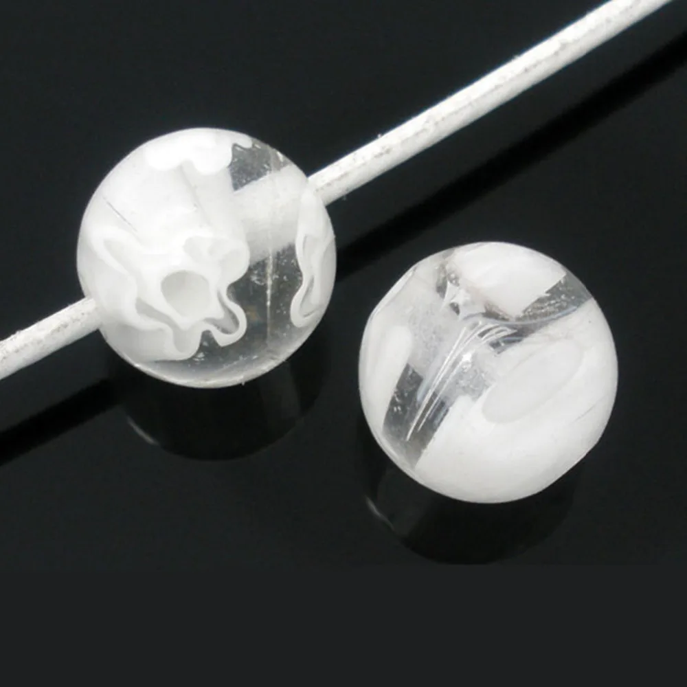 DoreenBeads Glass Beads Ball White Flower Pattern Dyed About 8mm(3/8")Dia,Hole:Approx 1.5mm,6 PCs
DoreenBeads Glass Beads Ball White Flower Pattern Dyed About 8mm(3/8")Dia,Hole:Approx 1.5mm,6 PCs