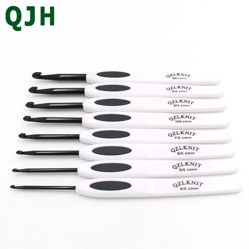 QJH 8pcs/set Simple Plastic Handle Aluminum Crochet Hooks Sewing Needles Tools For Weaving Enthusiasts Knitting Accessories
QJH 8pcs/set Simple Plastic Handle Aluminum Crochet Hooks Sewing Needles Tools For Weaving Enthusiasts Knitting Accessories