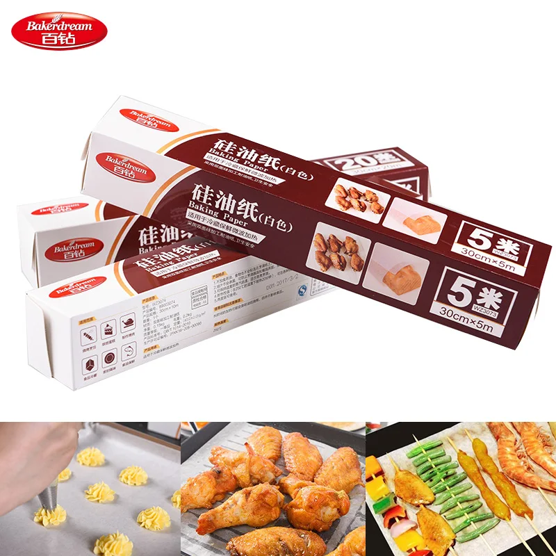 Kitchen Non Stick Parchment Paper Roll Pastry Baking Oil Paper Baking Oven Paper Food Grade Grease Bakeware Tool Kitchen Tool
Kitchen Non Stick Parchment Paper Roll Pastry Baking Oil Paper Baking Oven Paper Food Grade Grease Bakeware Tool Kitchen Tool