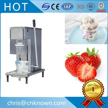 Desktop semi-automatic ice cream machine, mixed ice cream manual fruit ice cream mixer
Desktop semi-automatic ice cream machine, mixed ice cream manual fruit ice cream mixer