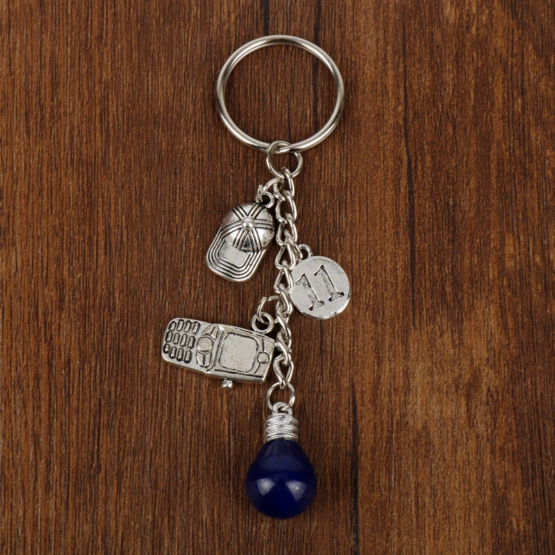 Fashion Jewelry Lights Charms Bulb Shaped Phone Cap Pendant Stranger Things Keychain Keyring Women Men Key Holder Birthday Gift
Fashion Jewelry Lights Charms Bulb Shaped Phone Cap Pendant Stranger Things Keychain Keyring Women Men Key Holder Birthday Gift