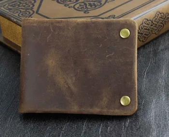 Crazy Horse Soft Leather Men Bifold Metal Snap Card Cion Money Zipper Wallet CZ8
Crazy Horse Soft Leather Men Bifold Metal Snap Card Cion Money Zipper Wallet CZ8