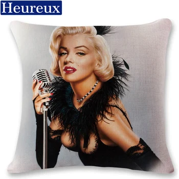 Marilyn Monroe cushion cover european style pillow case 45*45 thick pillow cover 3D print decorative pillows cotton kussenhoes
Marilyn Monroe cushion cover european style pillow case 45*45 thick pillow cover 3D print decorative pillows cotton kussenhoes