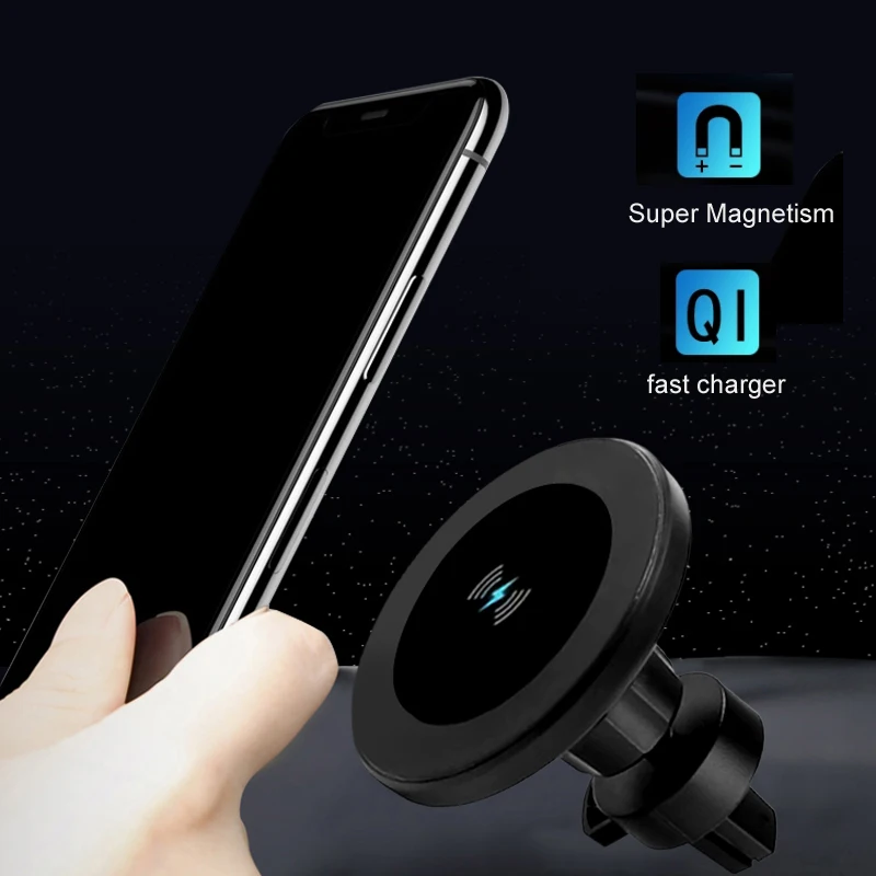 Qi Magnetic Wireless car Charger Holder in Car and home use magnet phone holder 10W quick charger
Qi Magnetic Wireless car Charger Holder in Car and home use magnet phone holder 10W quick charger
