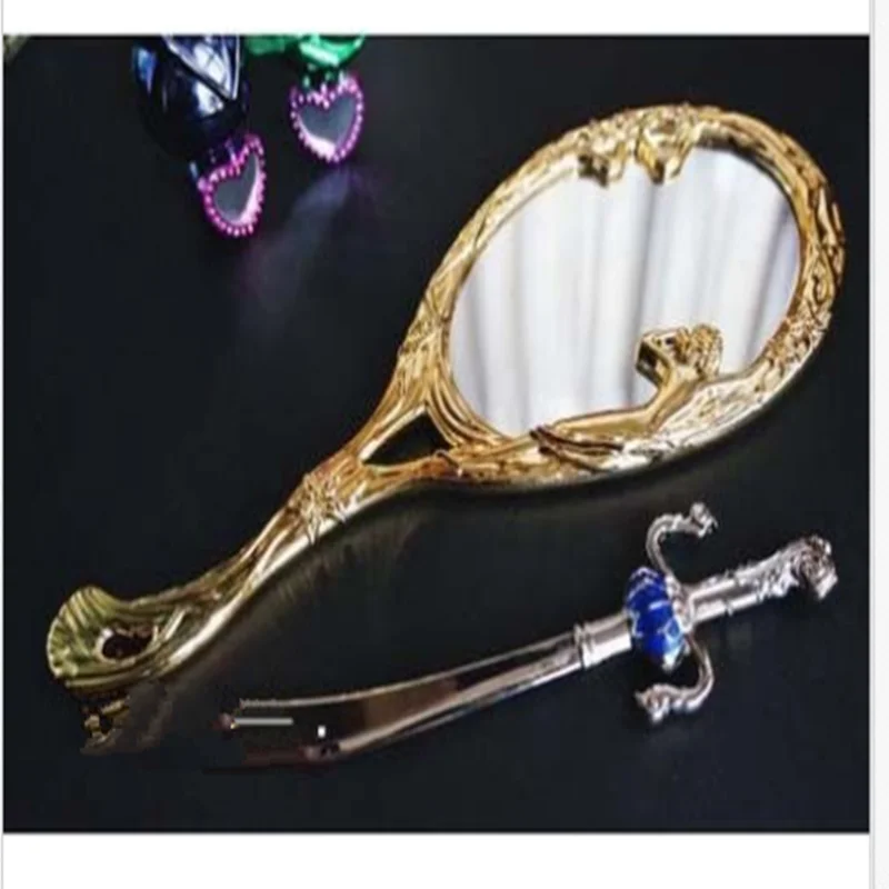 Cosplay Sailor Moon Crystal Neptune Makeup Cosmetic Mirror Comic Sword Metal Props Costume
Cosplay Sailor Moon Crystal Neptune Makeup Cosmetic Mirror Comic Sword Metal Props Costume