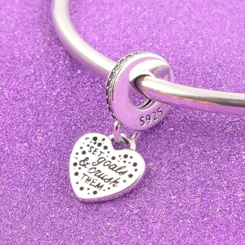 fit Pandora Charm Bracelet 925 Sterling Silver Goals&Wish Handwriting English Letters Carved Heart Beads Chain Pendant Jewlery
fit Pandora Charm Bracelet 925 Sterling Silver Goals&Wish Handwriting English Letters Carved Heart Beads Chain Pendant Jewlery