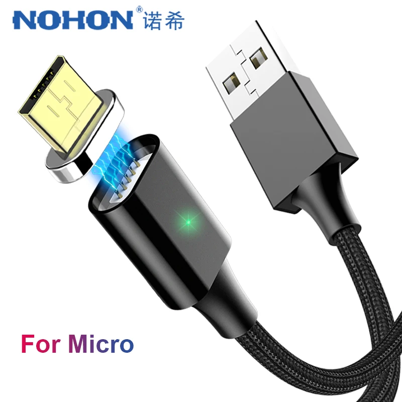 NOHON LED Magnetic USB Data Charging Cable For Xiaomi Redmi 4 Micro USB B Magnet Fast Charger Cable Android For Samsung S6 1M 2M
NOHON LED Magnetic USB Data Charging Cable For Xiaomi Redmi 4 Micro USB B Magnet Fast Charger Cable Android For Samsung S6 1M 2M