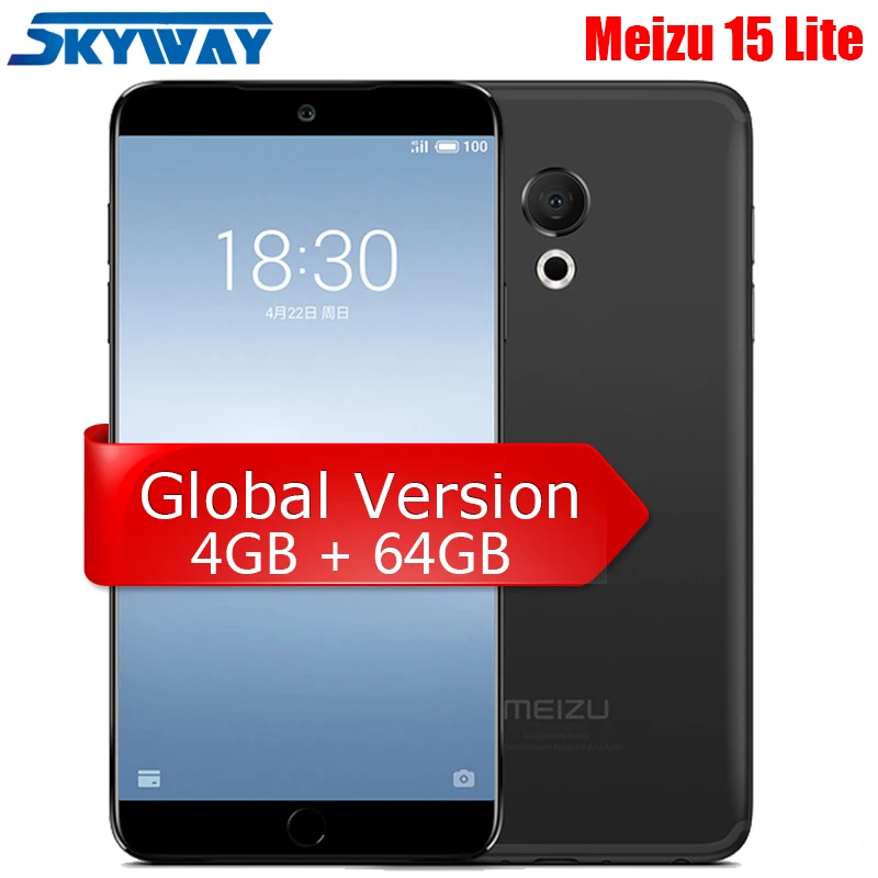 Global Version Meizu 15 Lite 4GB 32GB smartphone Snapdragon 626 5.46" 1920x1080P 3000mAh Battery Fingerprint
Global Version Meizu 15 Lite 4GB 32GB smartphone Snapdragon 626 5.46" 1920x1080P 3000mAh Battery Fingerprint