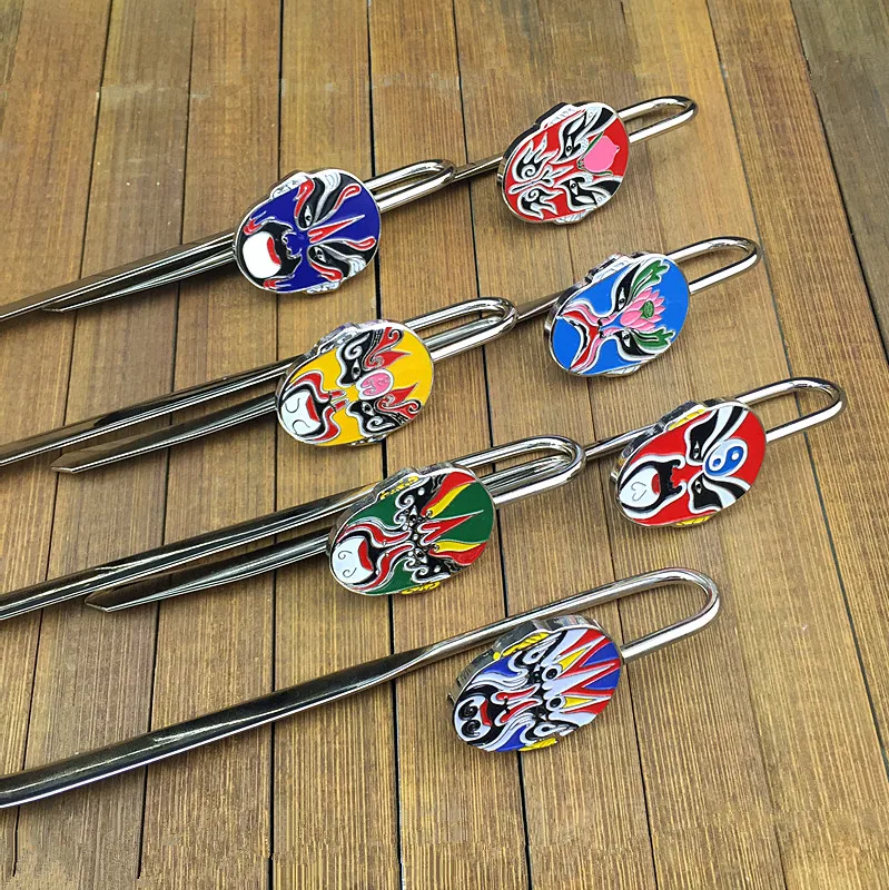 Vintage Chinese Opera Metal Bookmark clip Creative Zinc Alloy Business Gift Bookmarks with Gift Box
Vintage Chinese Opera Metal Bookmark clip Creative Zinc Alloy Business Gift Bookmarks with Gift Box