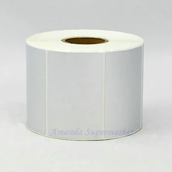 Sticker label 50*40 mm 500pcs/Roll Thermal Transfer Silver PET Label Waterproof Tearproof Oilproof Barcode Label
Sticker label 50*40 mm 500pcs/Roll Thermal Transfer Silver PET Label Waterproof Tearproof Oilproof Barcode Label